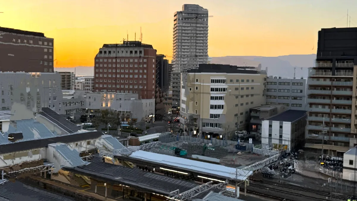アパホテル〈草津駅前〉(仮称)の現地建設工事を撮影した写真