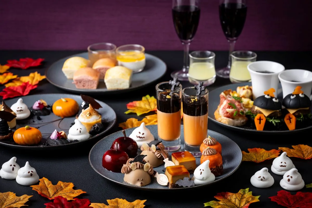 びわ湖大津プリンスホテル、ハロウィーン限定アフタヌーンティー「おばけたちのティーパーティー」10月1日から販売
