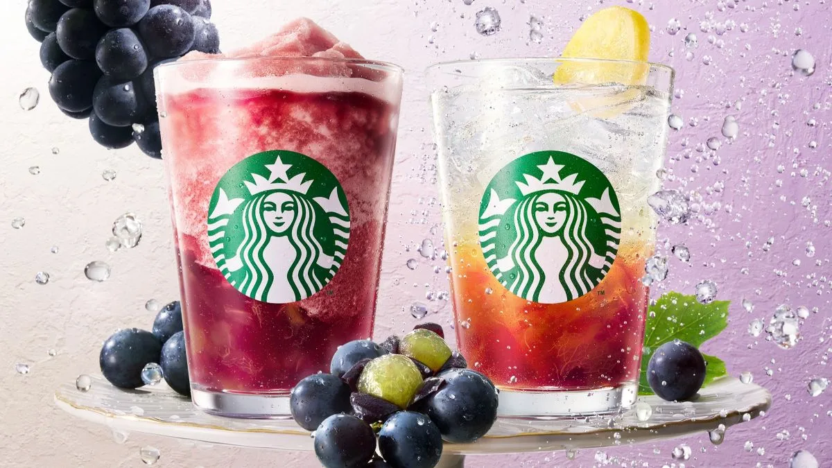 スタバに秋の気配、巨峰づくしの新作ビバレッジ2種が8月17日から登場